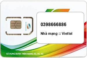 Sim Viettel 0398666886 