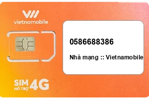 Sim Vietnamobile 0586688386 