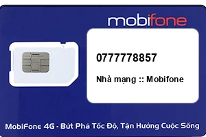 Sim Mobifone 0777778857 