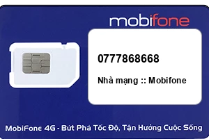 Sim Mobifone 0777868668 