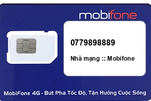 Sim Mobifone 0779898889 
