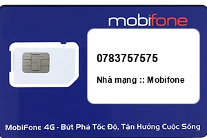 Sim Mobifone 0783757575 