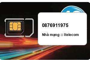Sim ITelecom 0876911975 